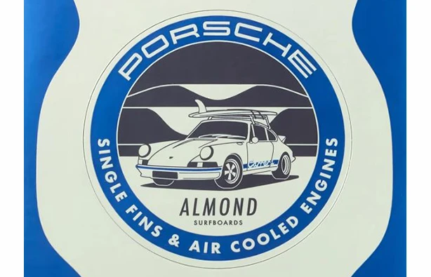 Porsche x Almond Sticker Set : Suncoast Porsche Parts & Accessories